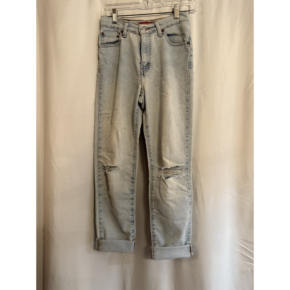 Levi's  Women's‎ 512 Classic Slim Stretch 4S Light Acid Wash Jeans